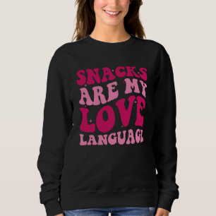 Moletom Lanches São Minha Linguagem do Amor Frase Roupas G