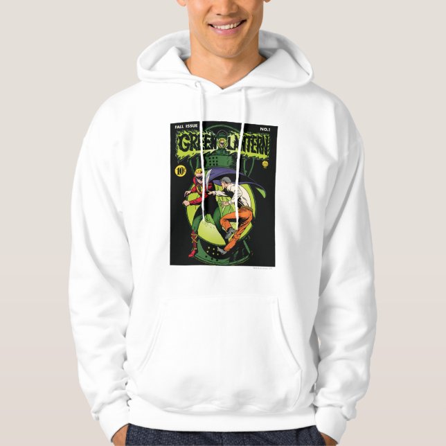 Moletom Lanterna Verde com capa em combate (Frente)