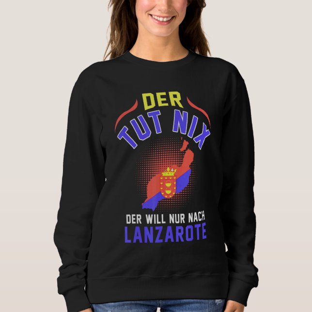 Moletom Lanzarote Ilhas Canárias Espanha de Feriado de Via (Frente)
