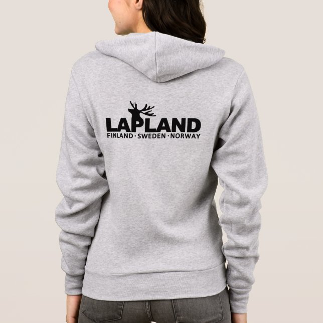Moletom LAPLAND de nome personalizado (Verso)