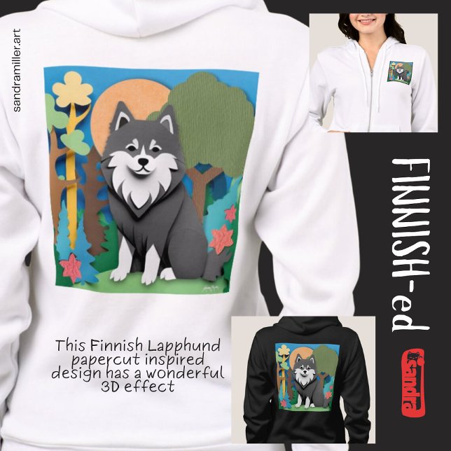 Moletom Lapphund finlandês (Criador carregado)