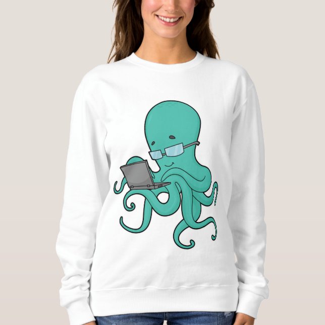 Moletom Laptop Octopus (Frente)