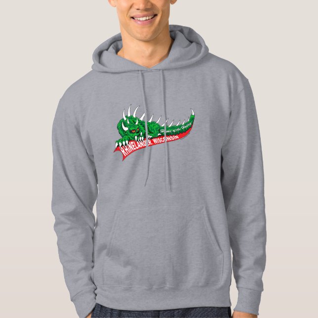 Moletom Lar do Hodag Rhinelander Wisconsin (Frente)