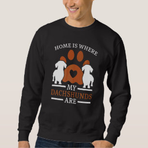 Moletom Lar É Onde Os Meus Sacos São Os Cachorros Mais Ver