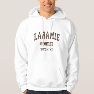 Moletom Laramie Wyoming WY Design de Esportes Atléticos Vi
