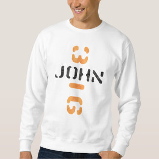 Moletom Laranja Noir do croix do en de John 3,16