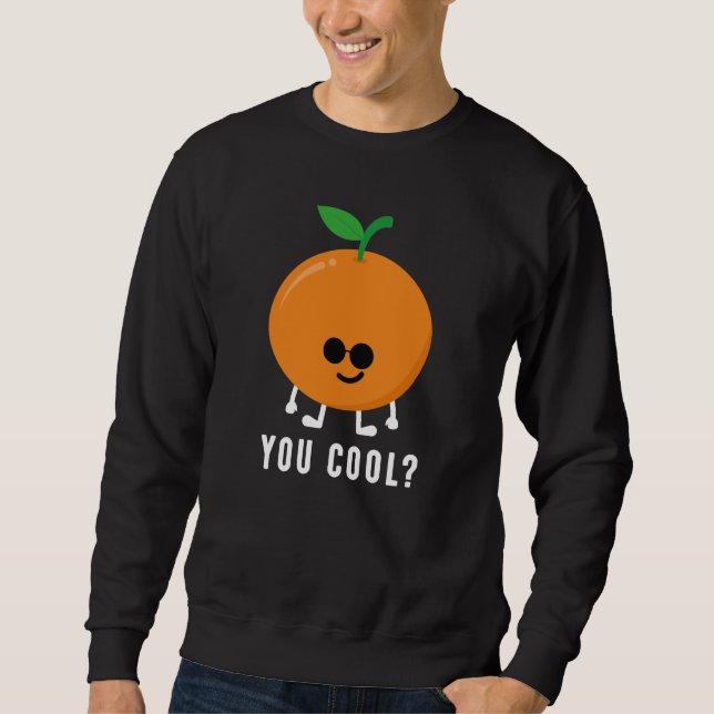 Moletom Laranja Você é Legal? (Frente)