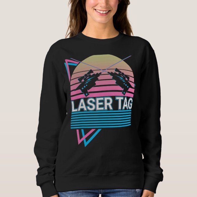 Moletom Laser Tag Game Lasertag Retro (Frente)