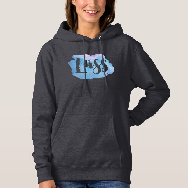 Moletom Lass, Escocês, Dialeto Inglês Norte Hoodie (Frente)