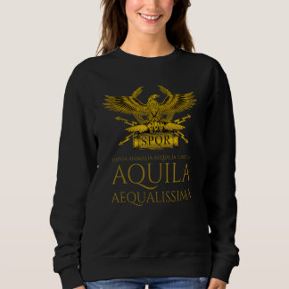 Moletom Latin Language Ancient Rome SPQR The Eagle Is The