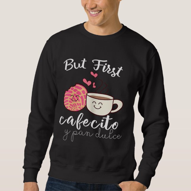 Moletom Latina Mãe Cute Café Espanhol e Conchas Pun Mam (Frente)