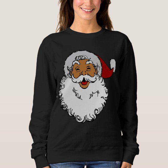 Moletom latino biracial santa claus christmas (Frente)