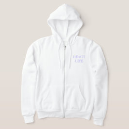 Moletom Lavanda Farol Zippered Hoodie