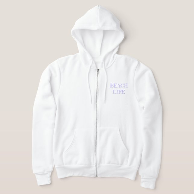 Moletom Lavanda Farol Zippered Hoodie (Postura )