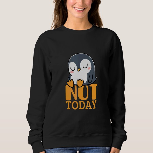 Moletom lazy penguin (Frente)