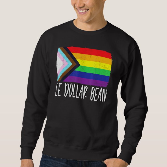 Moletom Le Dollar Bean Lgbt Flag Rainbow Pride Month Vinta (Frente)