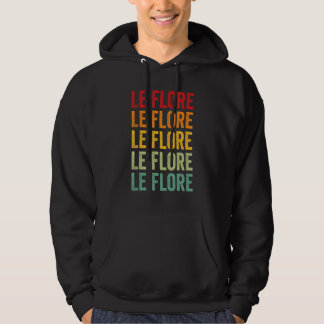 Moletom Le Flore County Oklahoma Rainbow Text Design