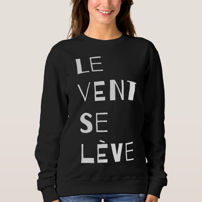 Moletom Le Vent Se Leve - Hoodie Branco (Frente)