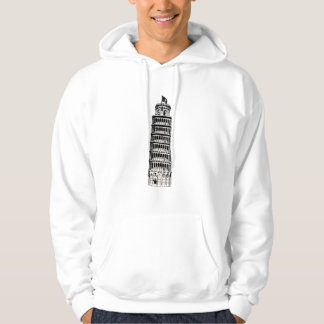 Moletom Leaning Tower of Pisa Line Art Illustration