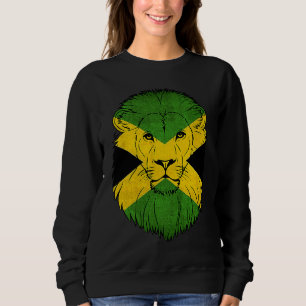 Moletom Leão da Jamaica Bandeira Jamaicana Férias no Carib