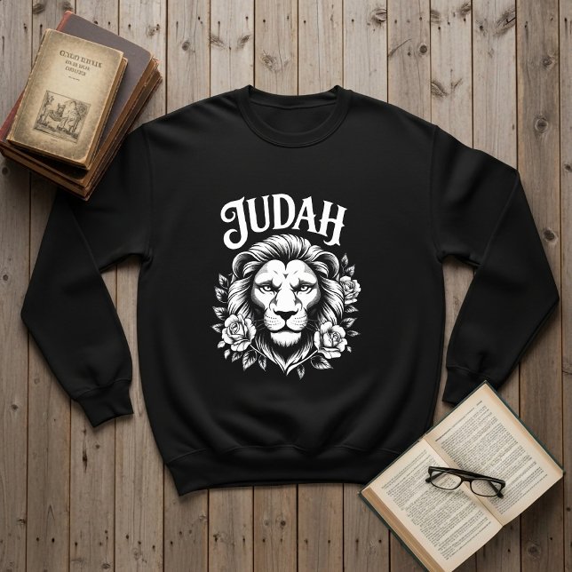 Moletom Leão de Judá, camisola de fé cristã (Criador carregado)