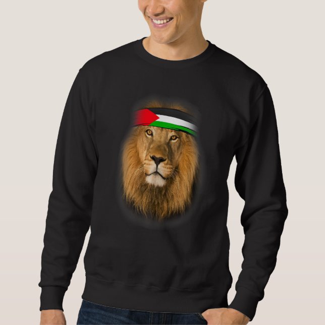 Moletom Leão palestino livre (Frente)
