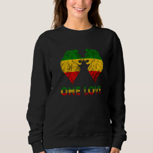 Moletom Leão Rasta Reggae de Judá Um Amor Rastafári