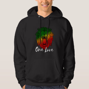 Moletom Leão Rasta Reggae de Judá Um Amor Rastafári Li