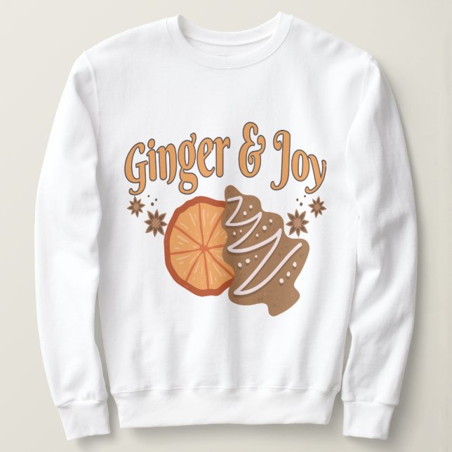 Moletom Lebkuchenmann Ginger Joy Weihnachten (Frente do Design)