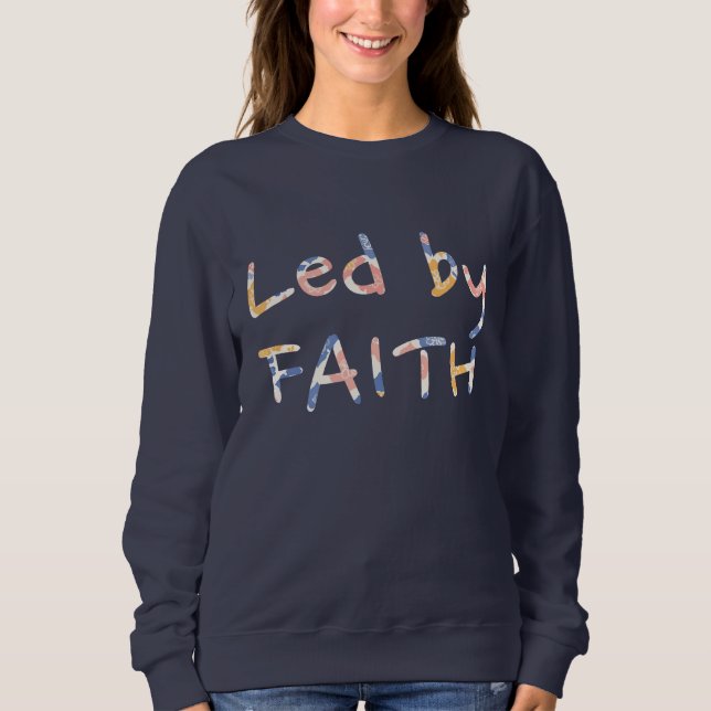 Moletom Led By Faith (Frente)