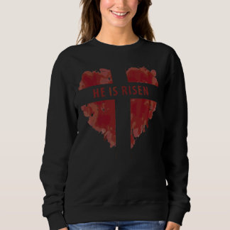 Moletom Legal amor religioso vermelho que ele é cristão ri