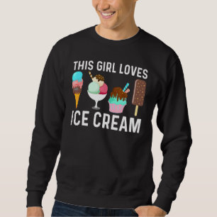 Moletom Legal Arte Sorvete Para Meninas Crianças Gelato Co
