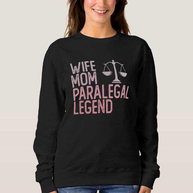 Moletom Legal Assistant Lawyer Law Practitioner Paralegal  (Frente)
