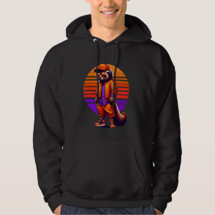 Moletom Legal Binturong Moderno Estilo Urbano Sunset Retro