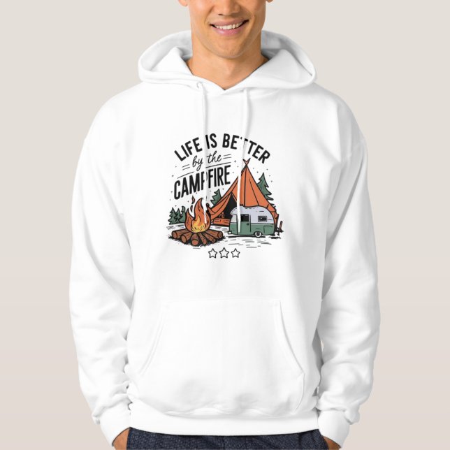Moletom Legal Camping Campfire Modern (Frente)