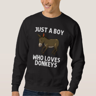 Moletom Legal Donkey Para Meninos Mule Donkey Safari Anim
