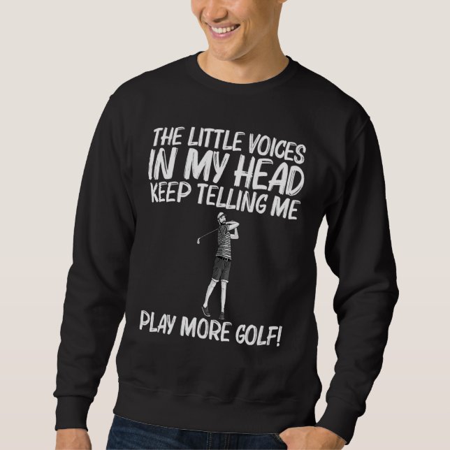 Moletom Legal Golf Art Para Homens Mulheres Golfer Golfing (Frente)