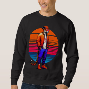 Moletom Legal Jaguar Moderno Estilo Urbano Sunset Arte Ret