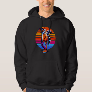 Moletom Legal Lemur Moderno Estilo Urbano Sunset Retro Art