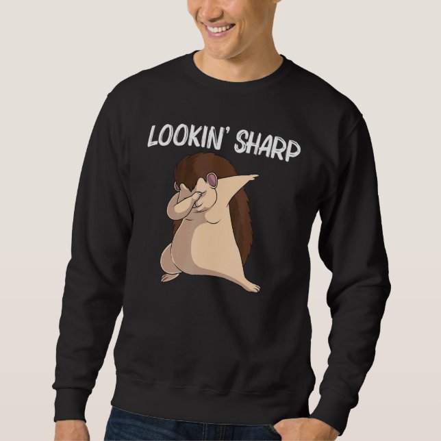 Moletom Legal Porco Para Homens Mulheres Espinijoas Jardim (Frente)