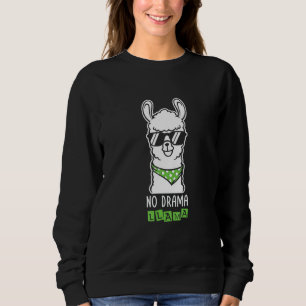 Moletom Legal Sem Drama Llama Com Óculos De Sol Alpaca & L