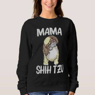 Moletom Legal Shih Tzu Art Para Mulheres Mãe Puppy Pet Dog