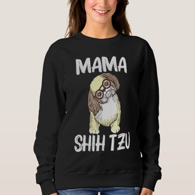 Moletom Legal Shih Tzu Art Para Mulheres Mãe Puppy Pet Dog (Frente)