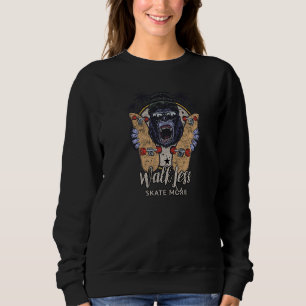 Moletom Legal skate Gorilla caminha menos Skate mais
