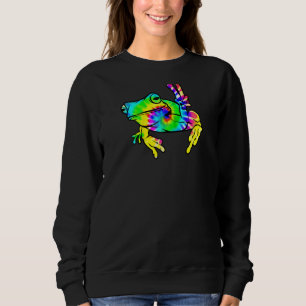 Moletom Legal Tie Dye Peace Sapo Engraçado Hippie Tadpole