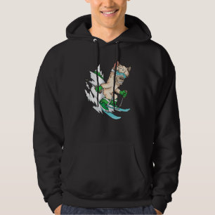Moletom Legal Trip De Esqui Alpaca O Céu Engraçado Animal