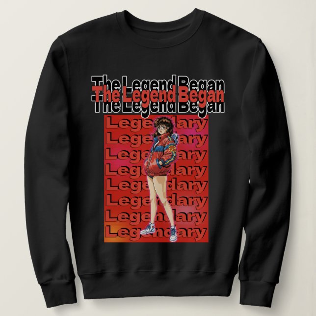 Moletom Legend Began  (Frente do Design)