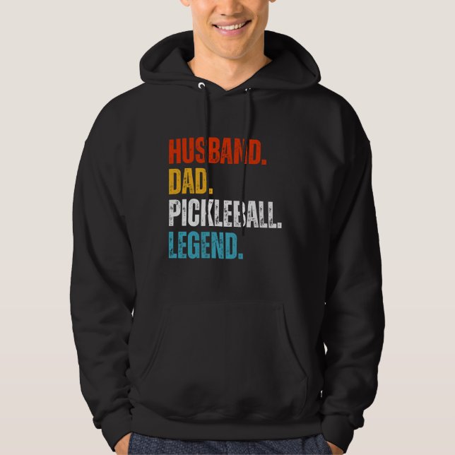 Moletom Legenda de Pai de Marido Engraçado de Pickleball (Frente)