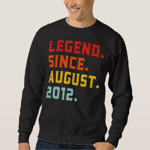 Moletom Legenda desde agosto de 2012 Vintage 10 anos
