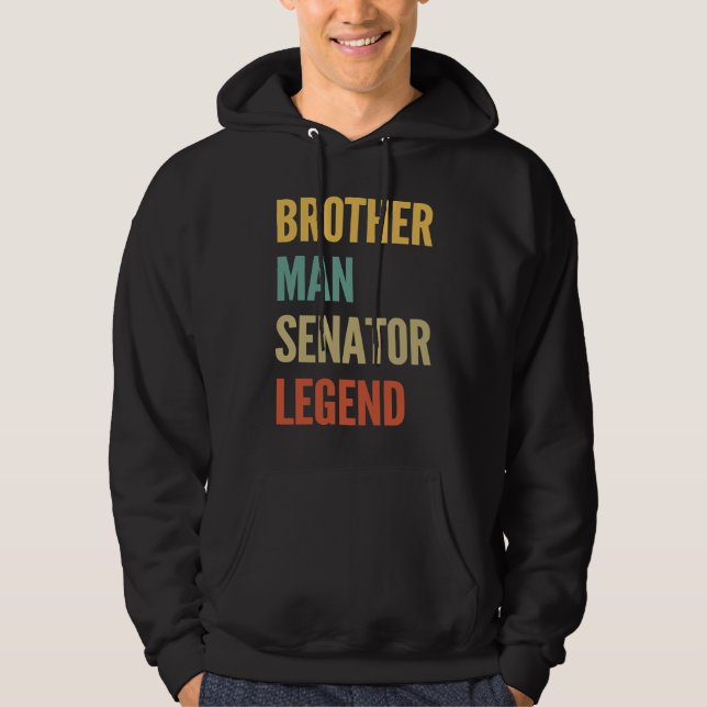 Moletom Legenda do senador do irmão (Frente)